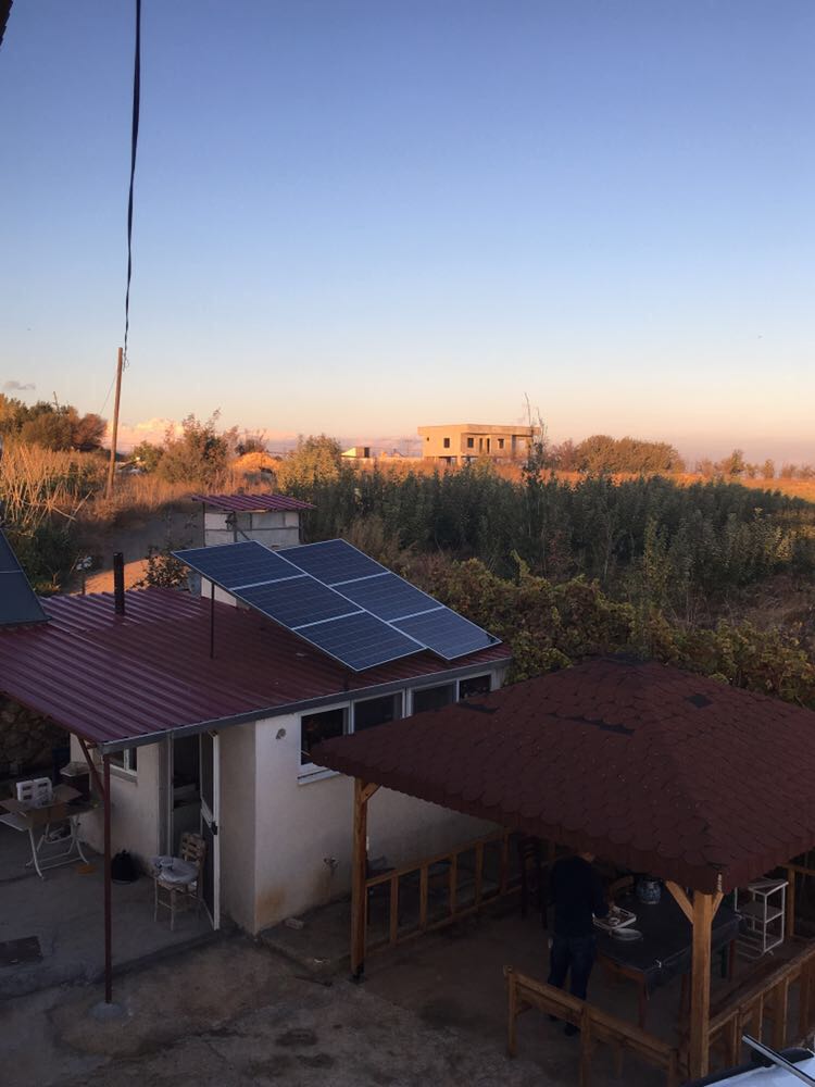 MERSİN BAĞ EVİ 1.5 KW GÜNEŞ PANELİ UYGULAMASI Pnr Solar
